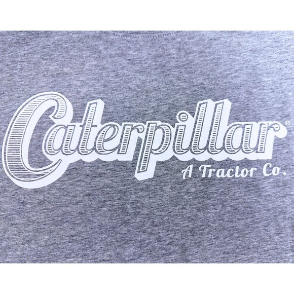 CATERPILLAR Official Women's Heather Grey Lily Short Sleeve Tee Size Small NWT - Picture 2 of 4